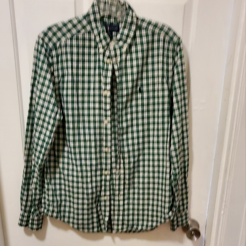 Long sleeve Polo plaid shirt